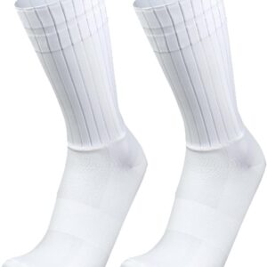Socks Cycling  Socks For Men Anti-Slip Silicone  White Line Cycling Sports Running Socks 6-11