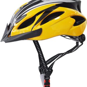 Adult Bike Helmet - One-Piece Adjustable Safety Protection for Mountain & Road Bikes