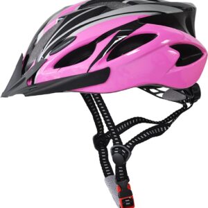 Adult Bike Helmet - One-Piece Adjustable Safety Protection for Mountain & Road Bikes