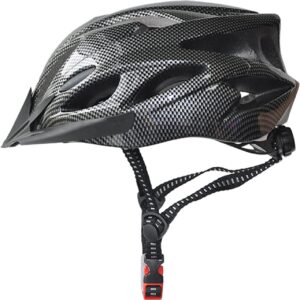 Adult Bike Helmet - One-Piece Adjustable Safety Protection for Mountain & Road Bikes