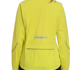 Women's Cycling Jackets Reflective Packable Running Jacket Windproof Water-Resistant for Hiking Biking
