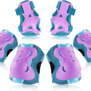 Kids/Youth Knee Pad Elbow Pads Guards Protective Gear Set for Roller Skates Cycling  Bike Skateboard Inline Skatings Scooter Riding Sports