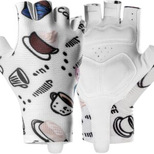 Cycling Gloves for Women Cycling Fingerless Mountain Bike Gloves Sun Gloves Breathable, Shock-Absorbing, Non-Slip